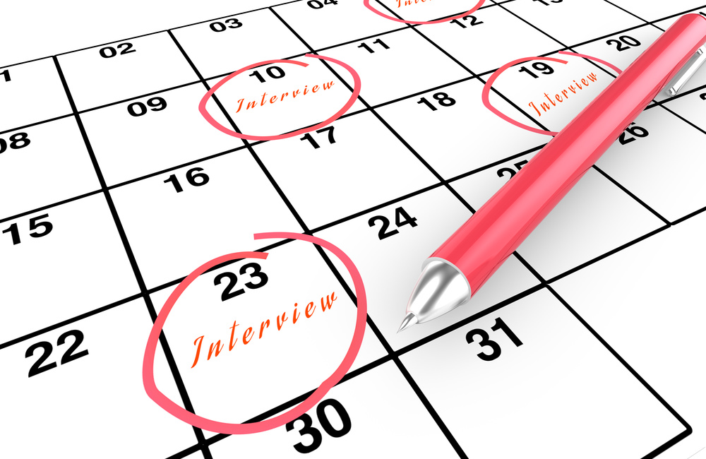 Multiple Interview Calender